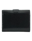 Jimmy Choo Black - Croc Embossed Leather Wallet