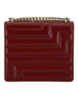 Jimmy Choo Avenue Quad - Quilted Nappa Leather Cranberry Bag