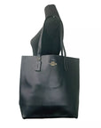 COACH Thea - Black Pebbled Leather Tote Shoulder Bag