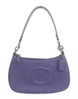 COACH Teri - Smooth Leather Crossbody Purse in Purple