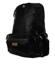 Dolce & Gabbana - Black Patent Leather Logo Backpack