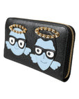 Dolce & Gabbana - Black Blue Leather 