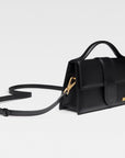 Jacquemus - The Large Bambino, Black Leather Crossbody Bag