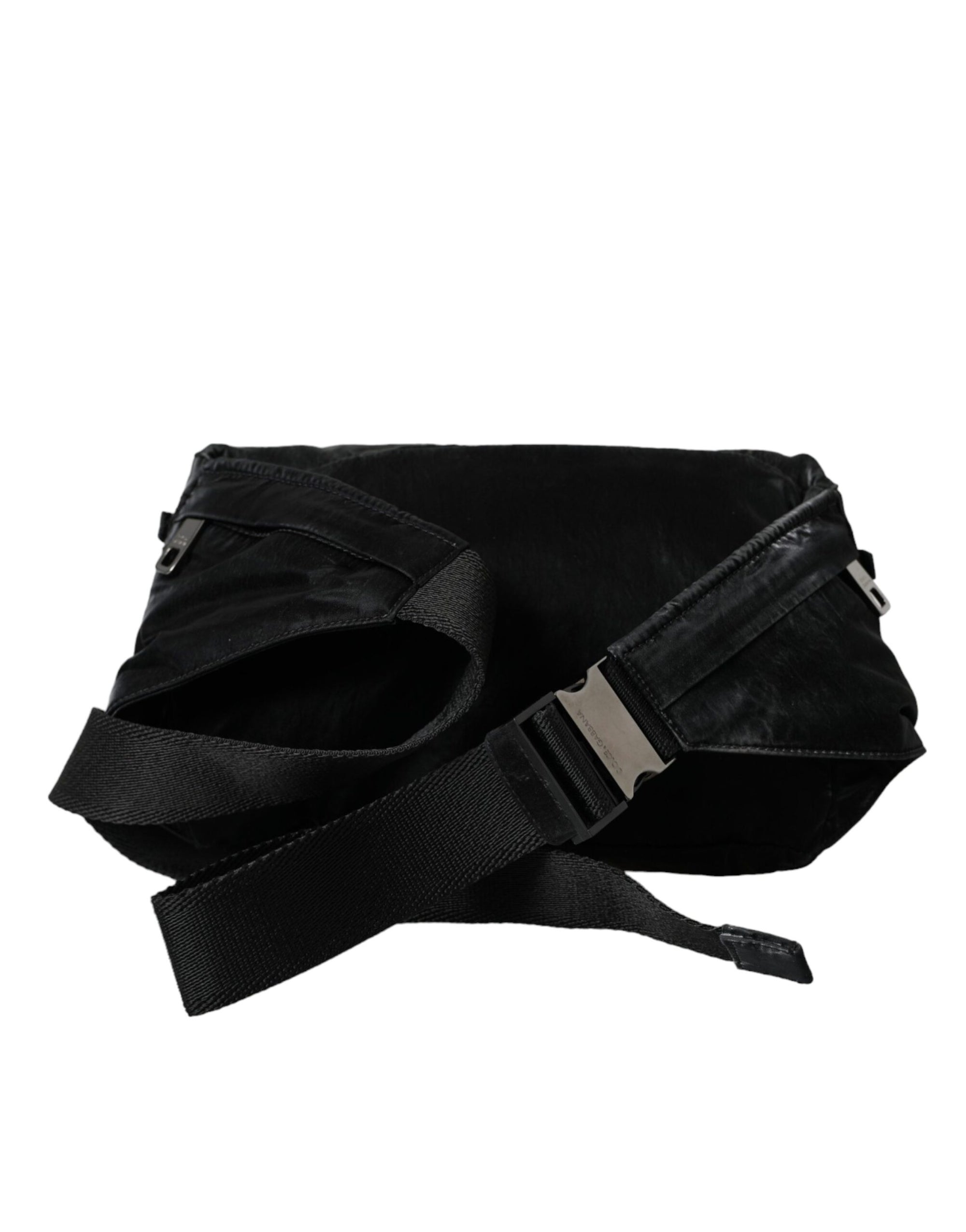 dolce-gabbana-black-nylon-mens-fanny-pack-adjustable-strap