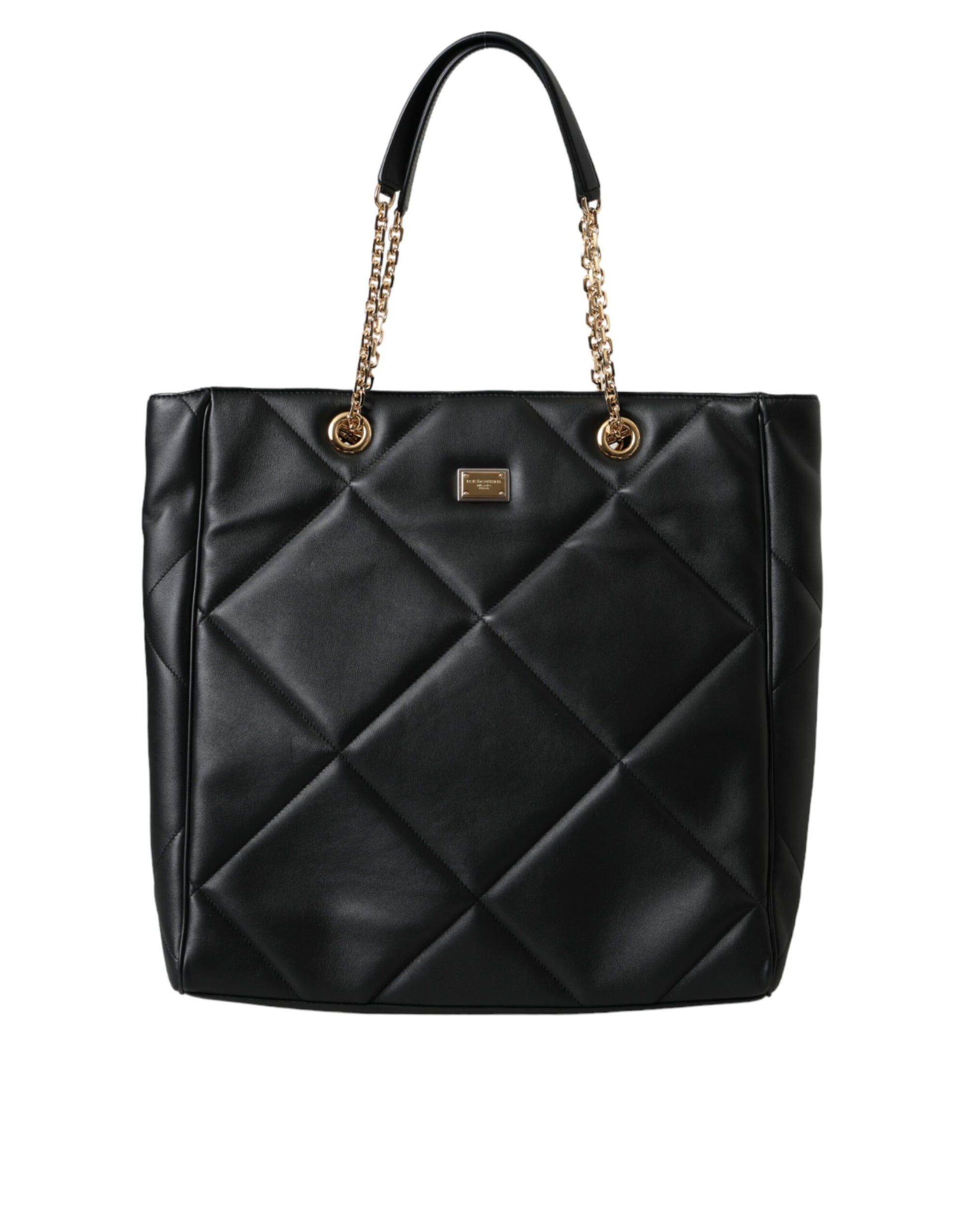 dolce-gabbana-black-tote-front-view