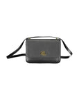 ralph-lauren-black-leather-shoulder-bag-front-view