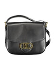 ralph-lauren-black-leather-shoulder-bag-front-view