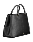 Ralph Lauren - Black Leather Handbag with Shoulder Strap