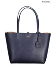 Ralph Lauren - Navy Blue Faux-Leather Reversible Tote