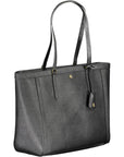 Ralph Lauren | Black Leather Handbag | 2 Shoulder Handles