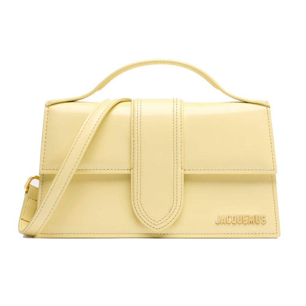 jacquemus-yellow-leather-crossbody-front-view