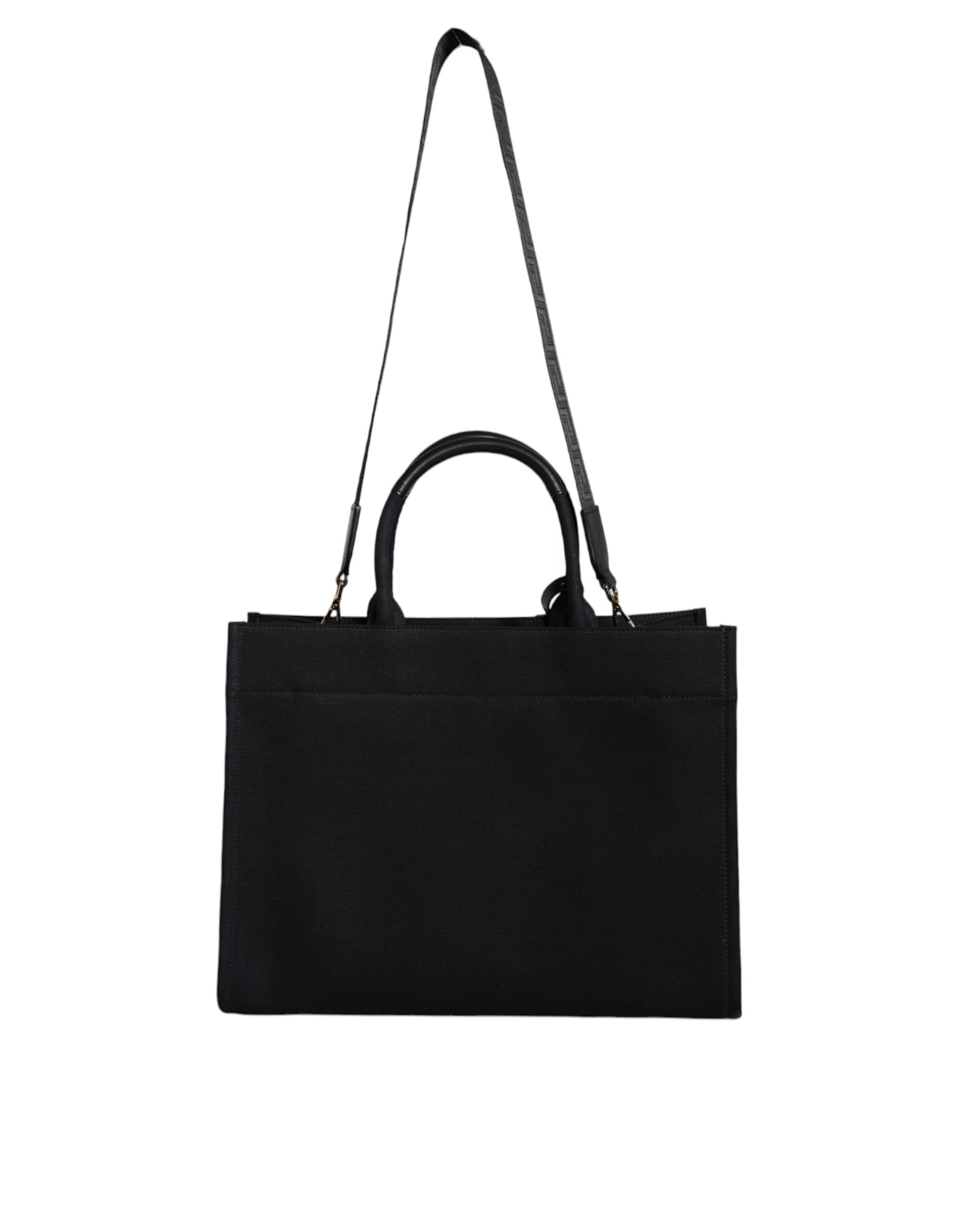 versace-canvas-leather-tote-side