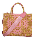 versace-pink-yellow-tote-bag