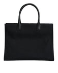 versace-black-canvas-tote-back-view