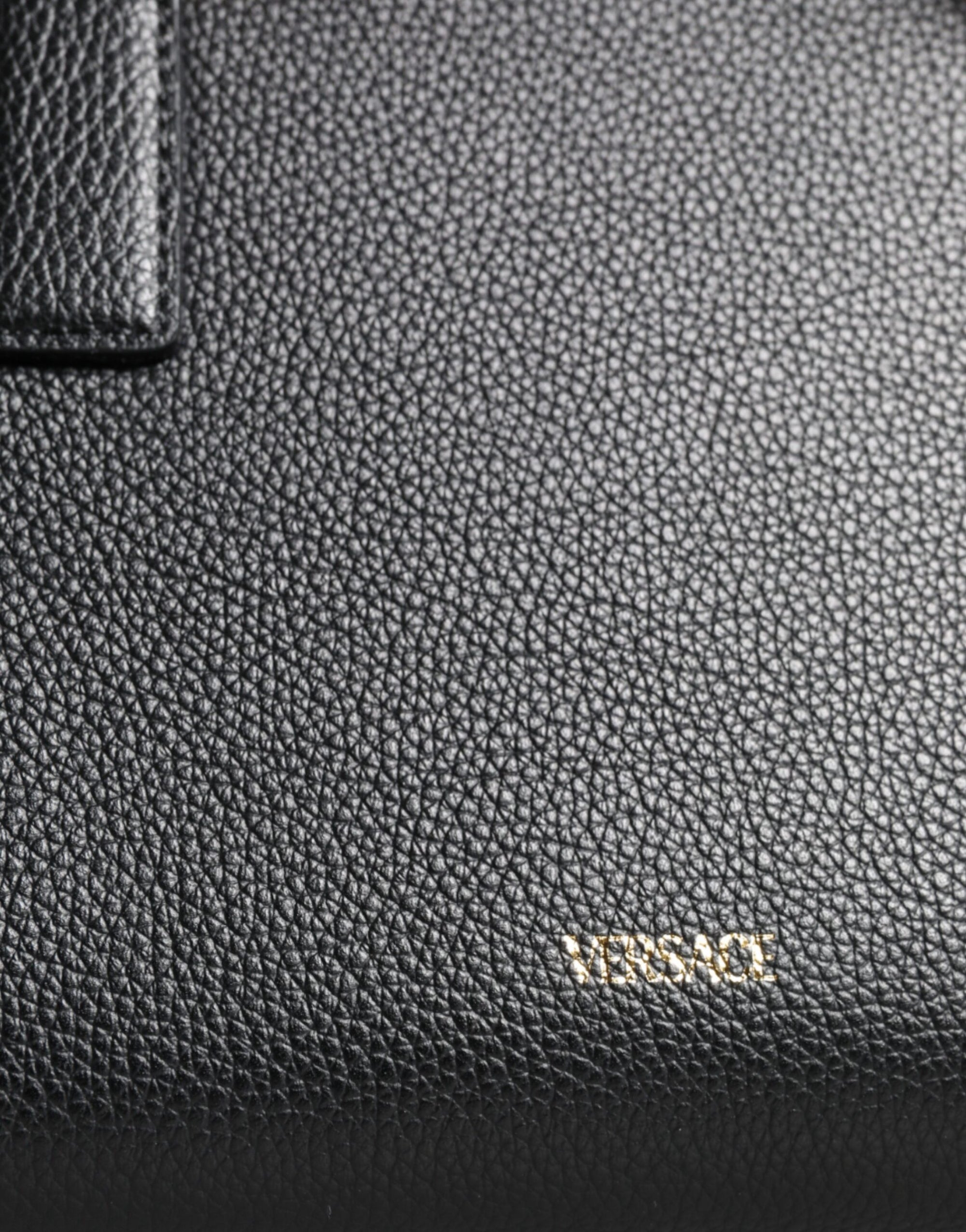 versace-black-leather-crossbody-bag-logo-closeup