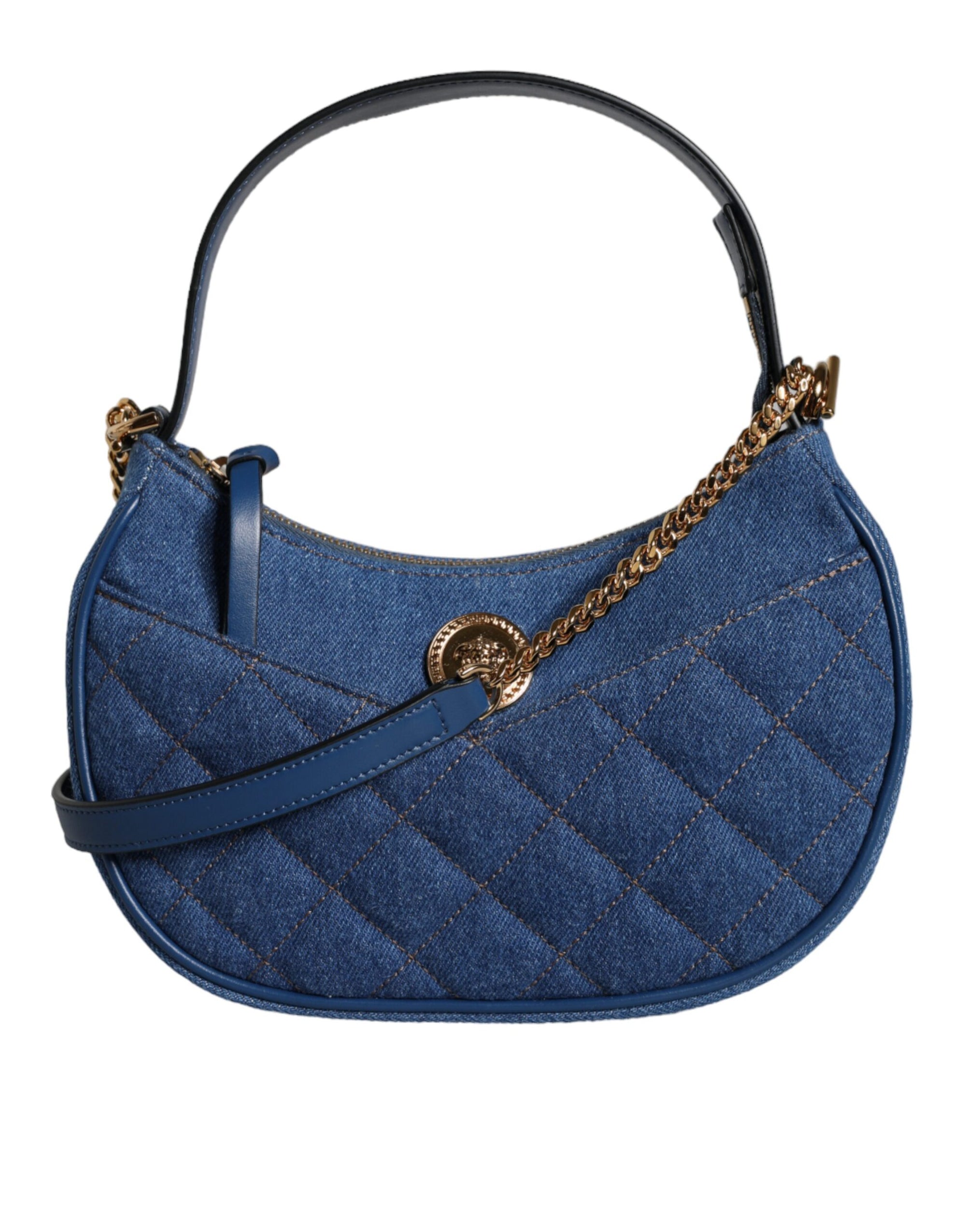 versace-blue-quilted-denim-leather-bag