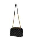 Pinko - Black Leather Crossbody Bag