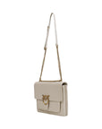 Pinko - White Leather Handbag