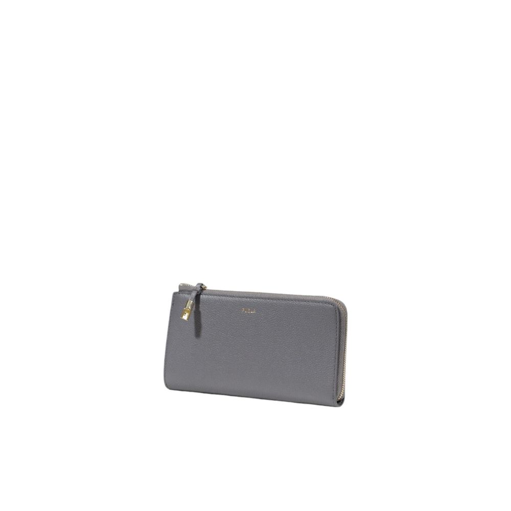 furla-gray-leather-wallet-side-angle