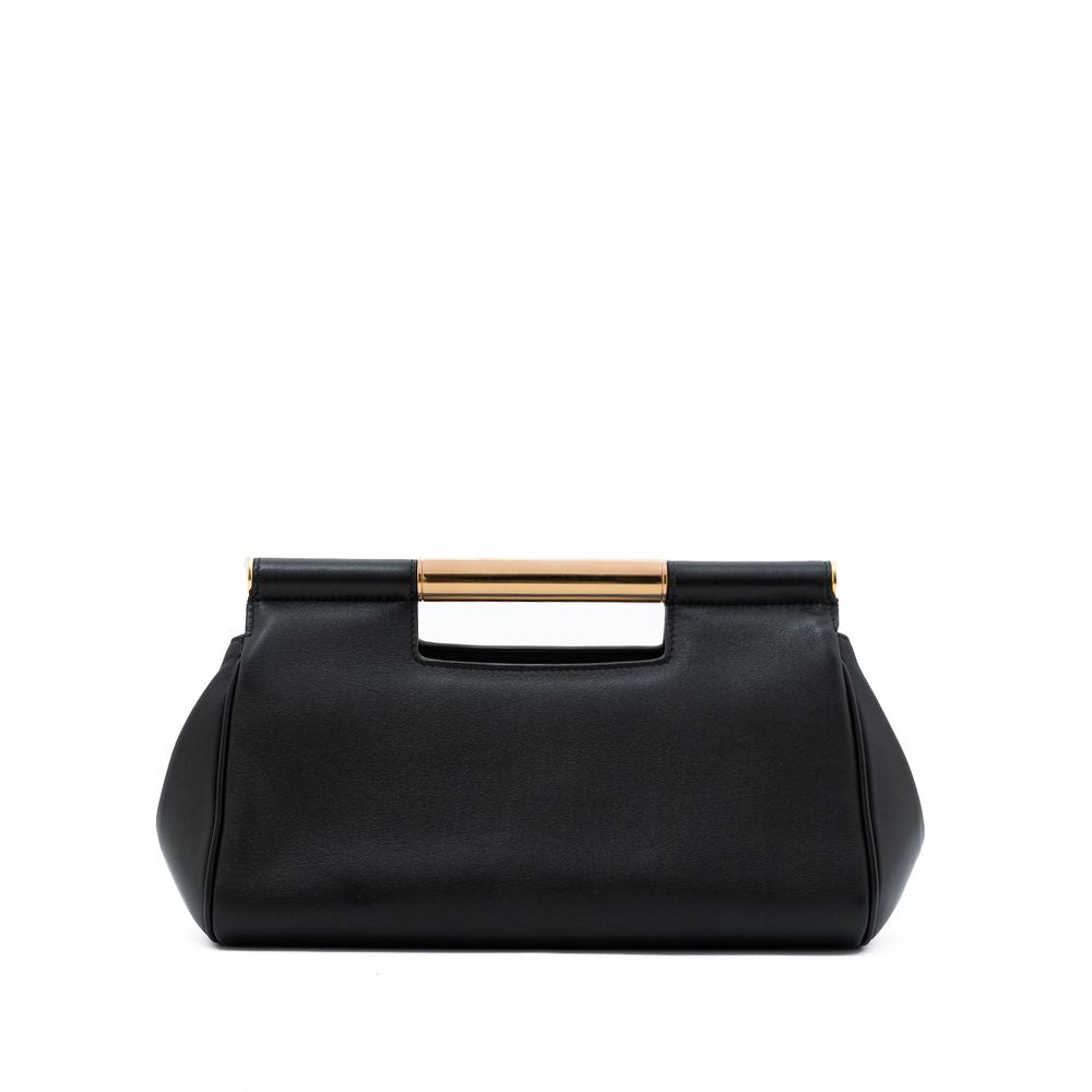 Dolce &amp; Gabbana - Black Calf Leather Sicily Clutch Bag