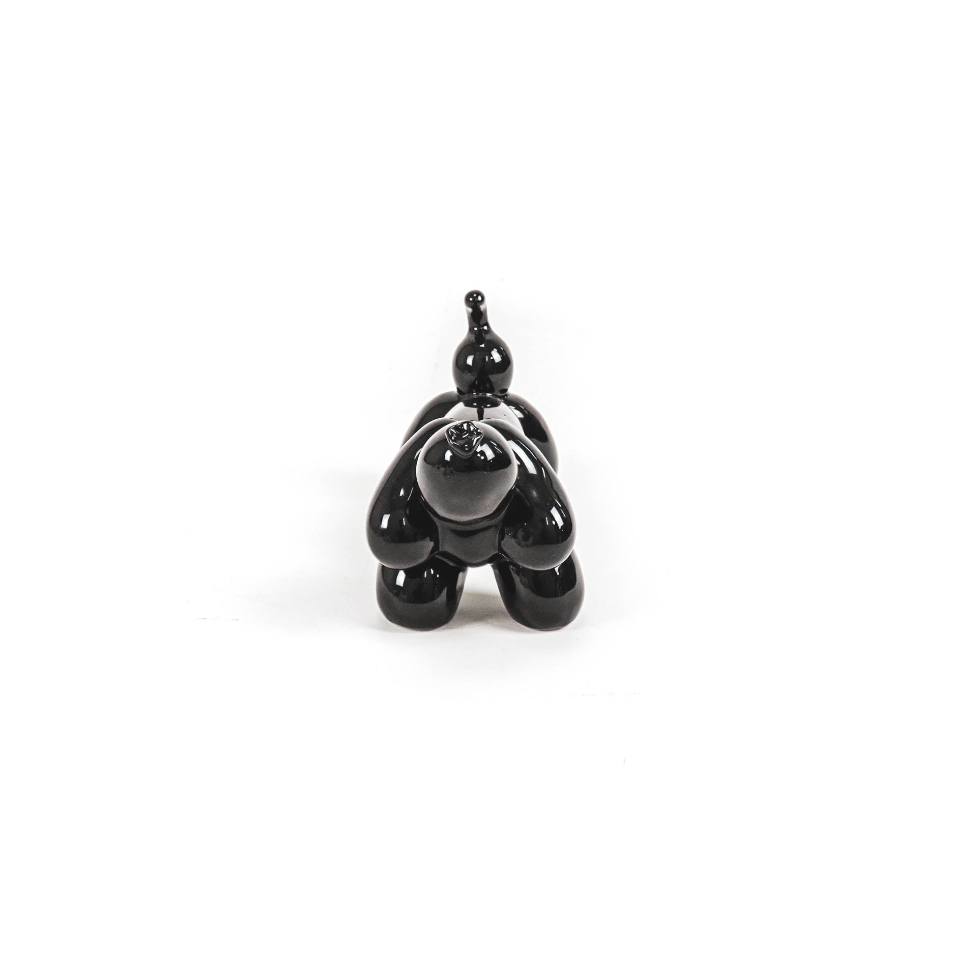 Jeff Koons stijl - Interieur Accent - Keramische Ballon Hond in Zwart