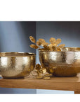Decoratieve gouden schalen set in bohemian stijl