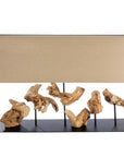 Decoratieve tafellamp hout | Driftwood | H. 53 cm