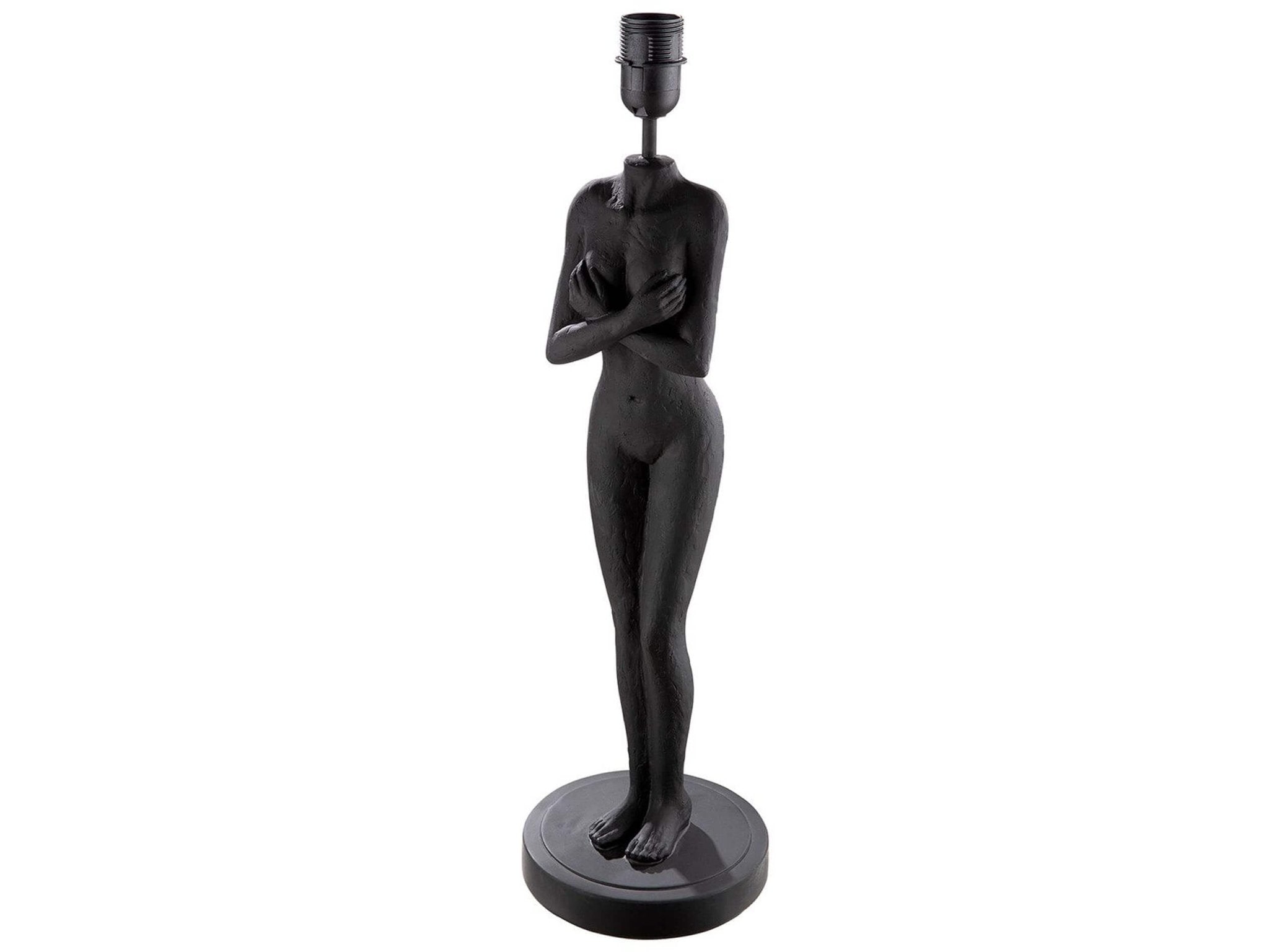 Lady Black &amp; White Sculptural Body Lamp voor vrouwen - 78 cm - eigentijdse verlichting