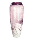 Glaskunst tafelvaas in paars en roze | Porpora | H. 45 cm | Glass Art