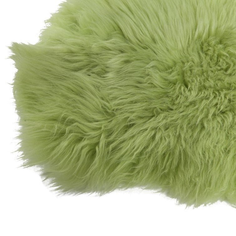 Pelle di pecora islandese - Verde | Normale | 100x65 cm