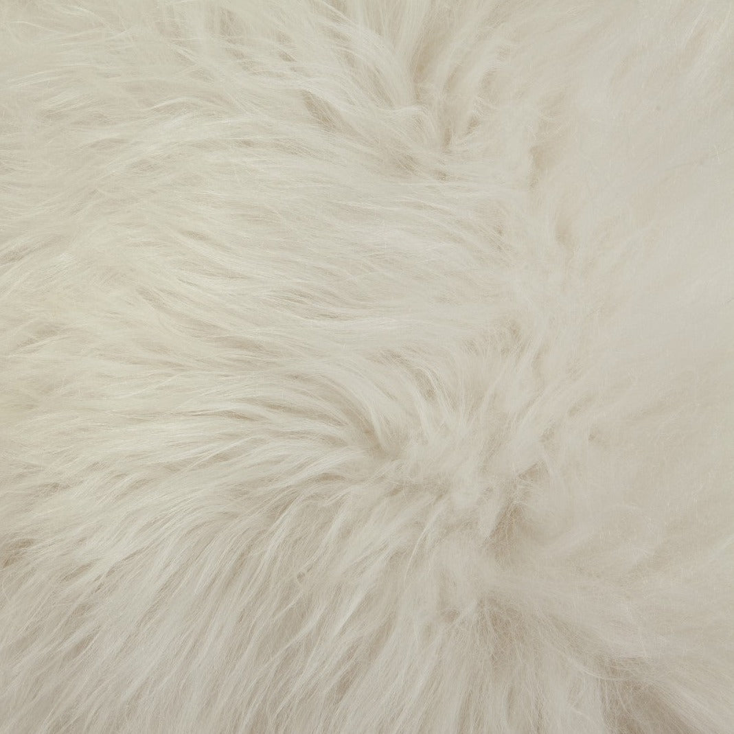Isländisches Schaffell - Weiß | Natürlich normal | 100x65cm