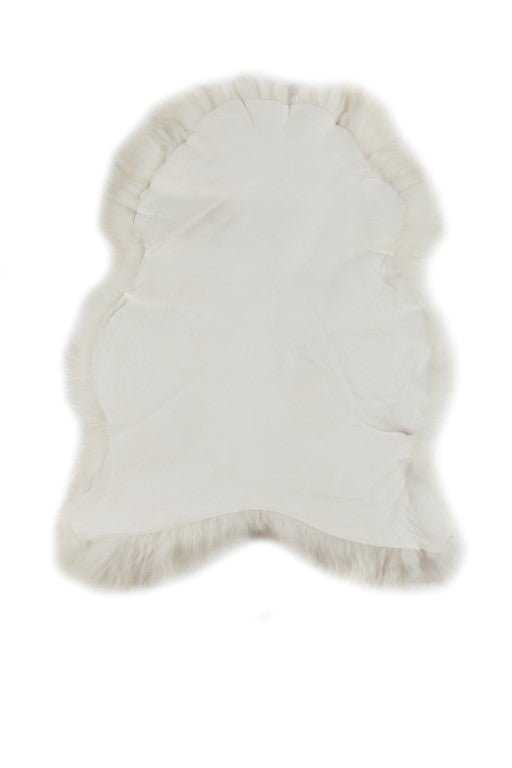Isländisches Schaffell - Weiß | Natürlich normal | 100x65cm
