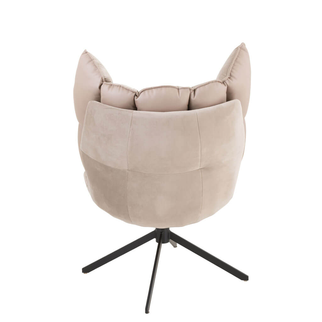 Licht Grijze Lounge Chair - Draagvermogen van 150 kg: Achterkant
