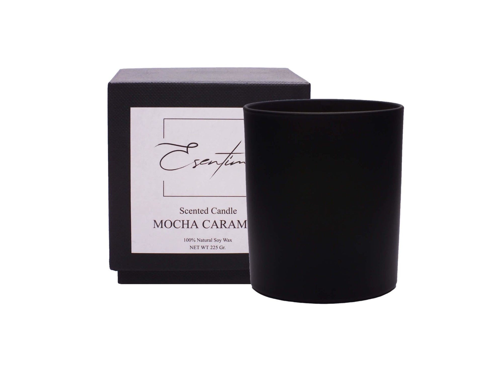 Mokka Geurkaars | Mocha Caramel | Zwart