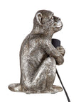 Vrolijke apenlamp met antiek zilveren afwerking