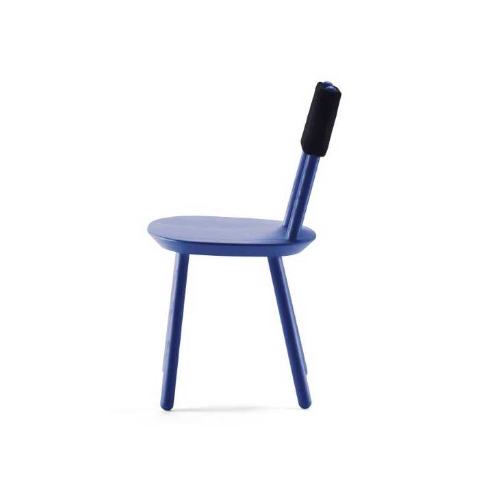 Comfortabele minimalistische eetkamerstoel Blauw - Uniek design