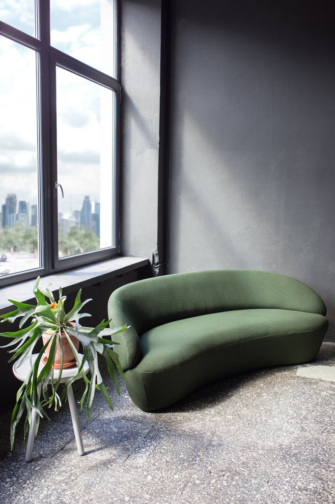 Divano Naïve 2 posti Camira Yoredale Verde Muschio | divano di design