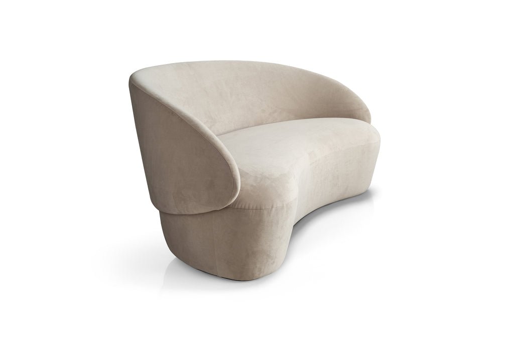 Naives Sofa 2-Sitzer Textum Avelina Beige | Designer-Sofa