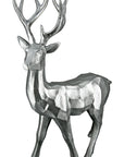 Immagine poligonale di un cervo in piedi | Bottaio