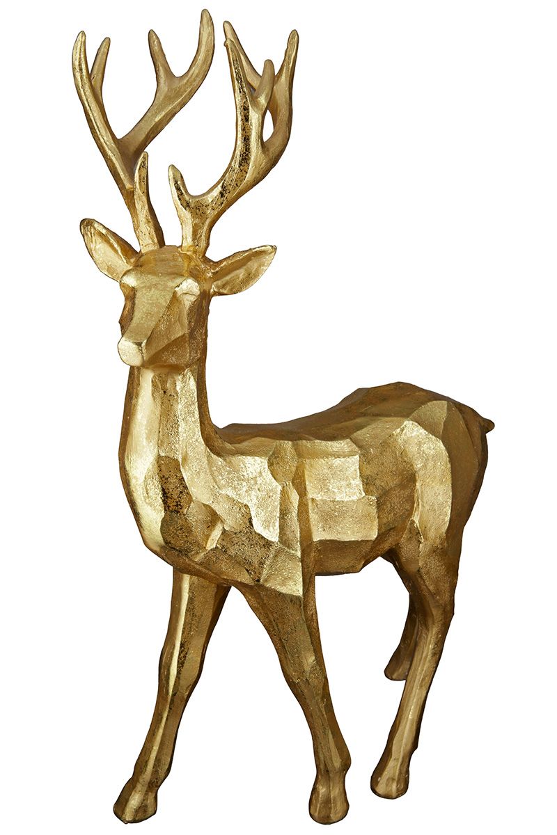 Polygon image of a standing deer | Cooper