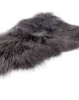 Icelandic Sheepskin Dark Gray | Long hair | 100x65cm