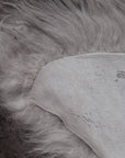 Isländisches Schaffell - Grau | Lange Haare | 100 x 65 cm