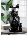 Skulptur "Cool Dog" schwarz | H. 35 cm