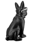 Sculptuur "Cool Dog" zwart | H. 35 cm