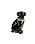 Skulptur "Hund" schwarz | H. 16 cm
