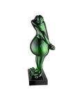 '- Sculptuur Kikker metallic groente | H. 68 cm - Esentimo