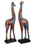 Giraffe decoratie beeld in Graffiti Design