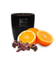 Sinaasappel - Cacao Geurkaars | Crazy Choco Orange | Zwart